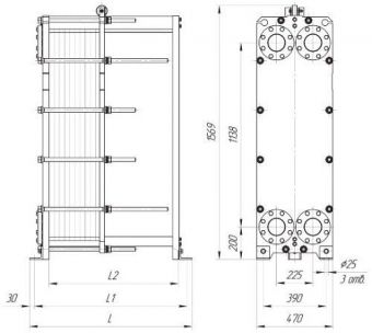 Теплообменник Ридан XGF100-050
