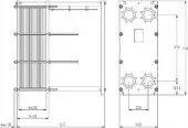 Пластинчатый разборный теплообменник SWEP GX-26N